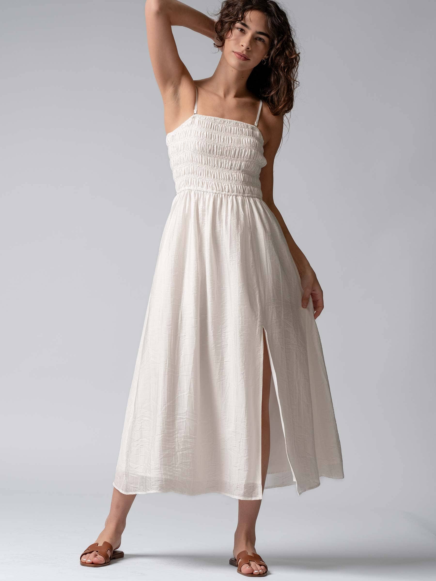 Smocked Maxi Summer Dress