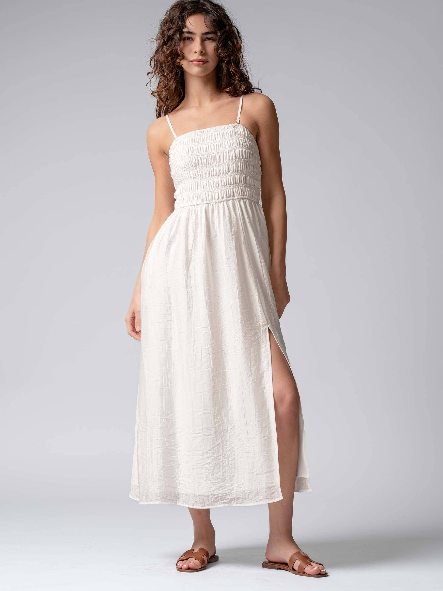 Smocked Maxi Summer Dress