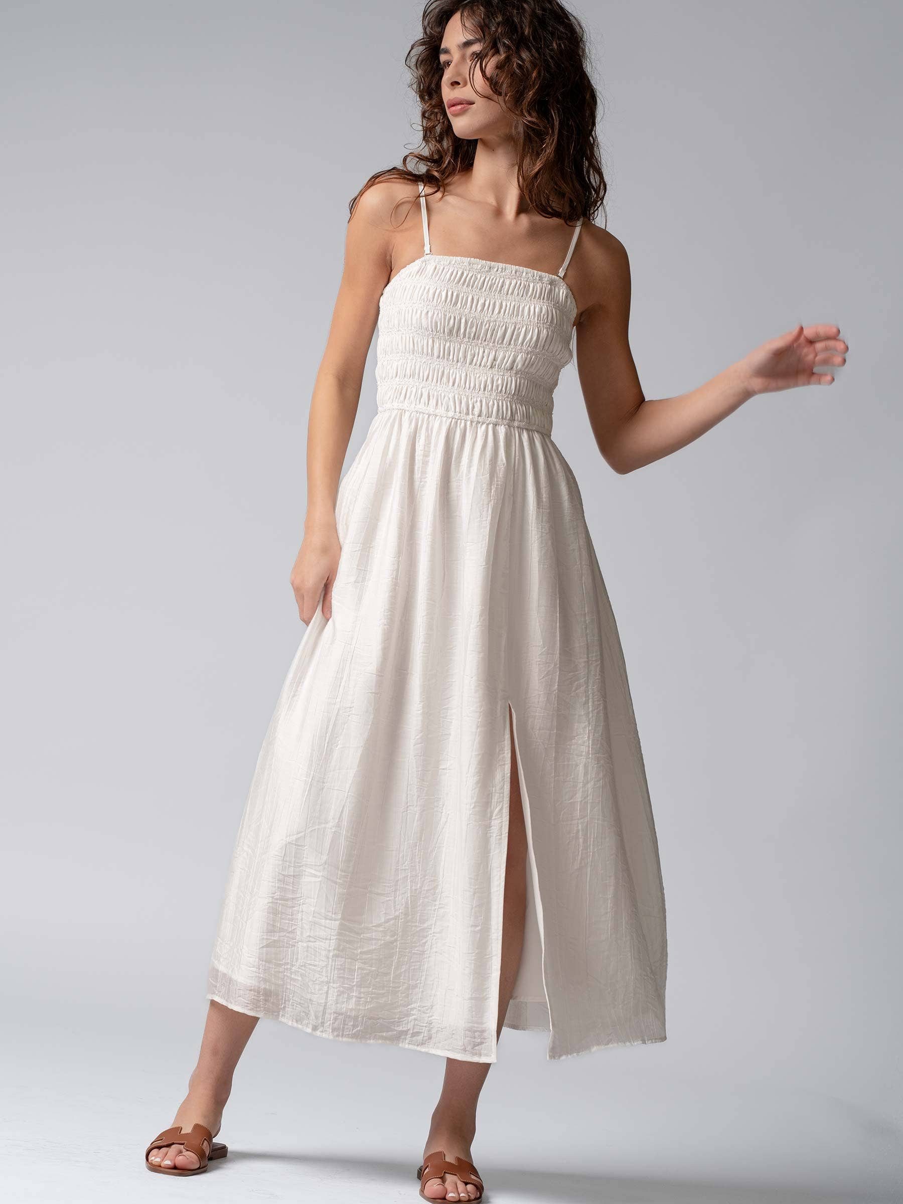 Smocked Maxi Summer Dress