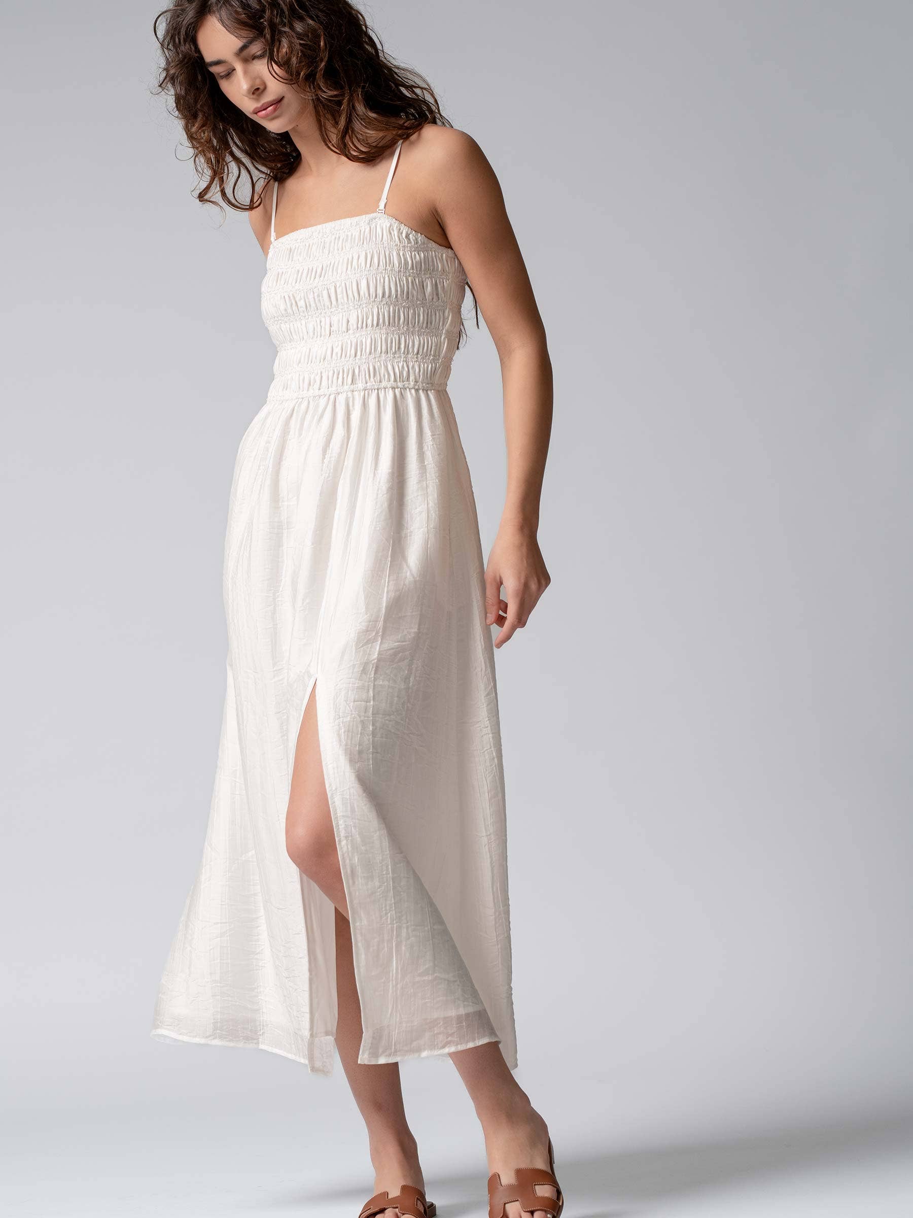 Smocked Maxi Summer Dress