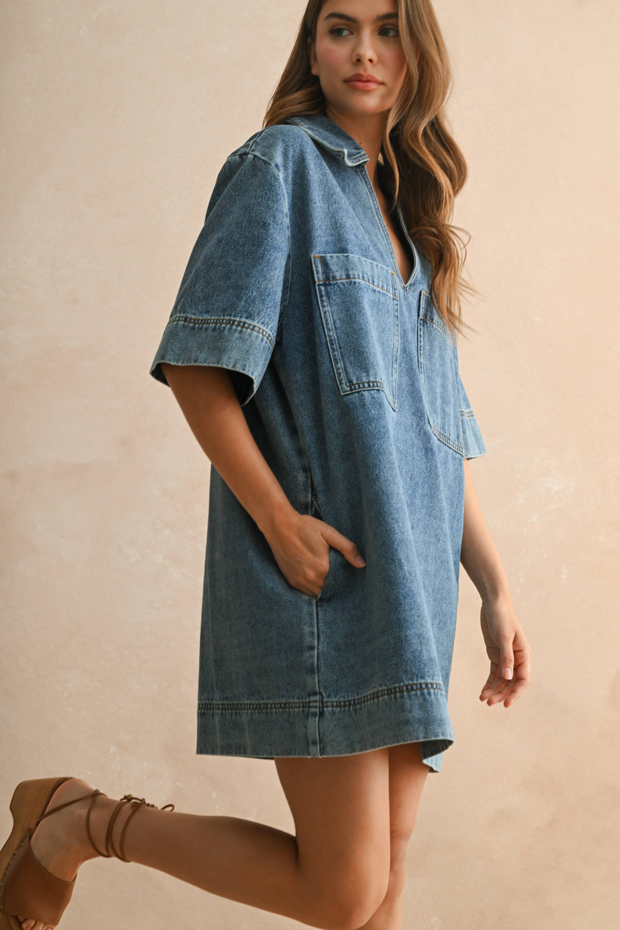 v neck denim dress Buy Ro&Zo Blue Denim V-Neck Maxi Dress from Next USA
