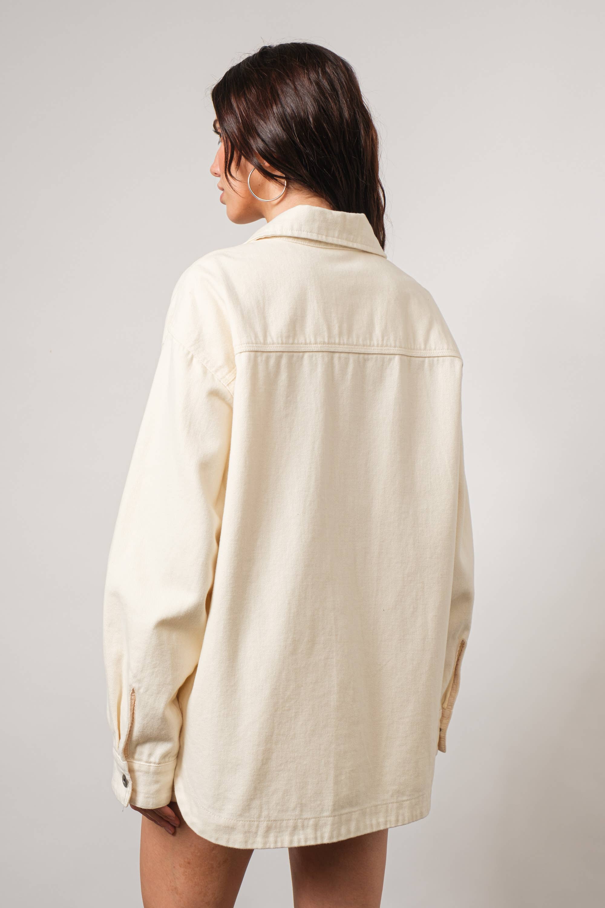 Brighton Oversized Button-Up Chore Jacket