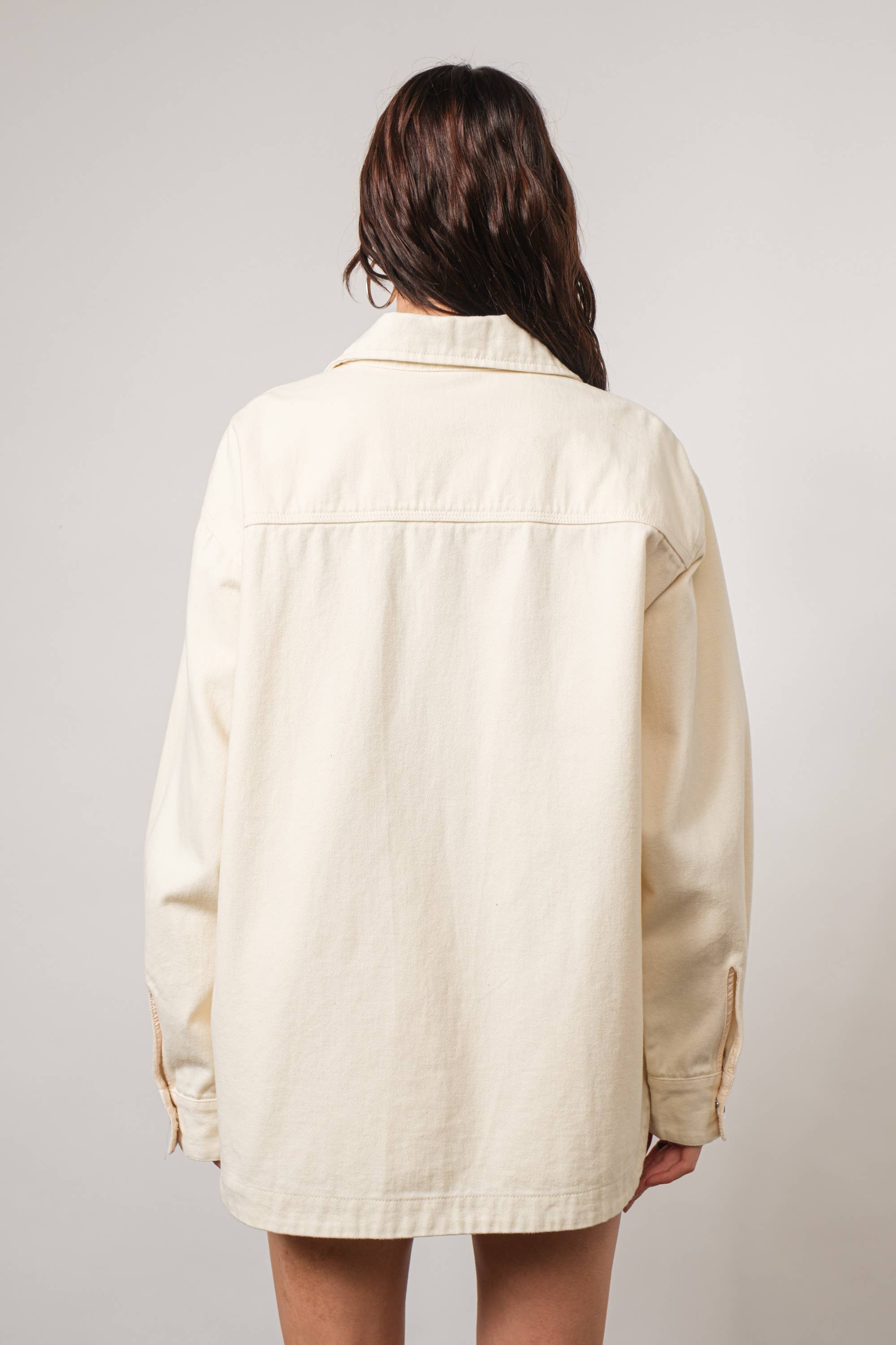 Brighton Oversized Button-Up Chore Jacket